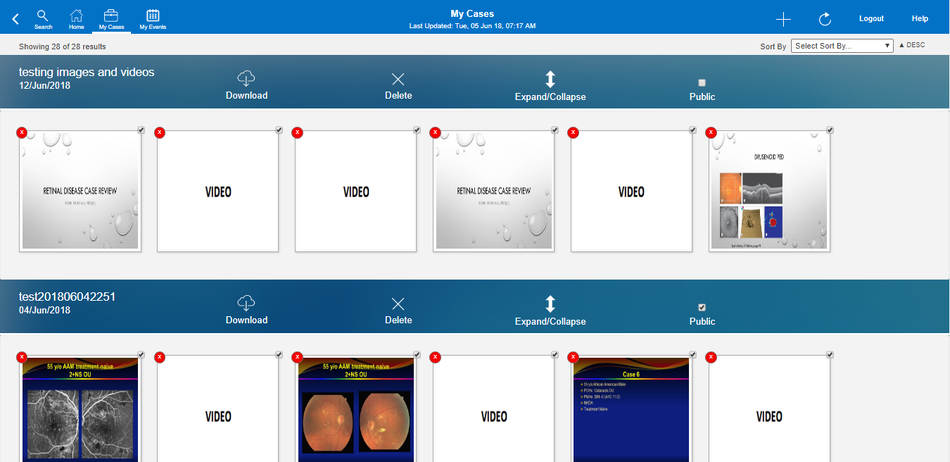 Retina Case Review Platform